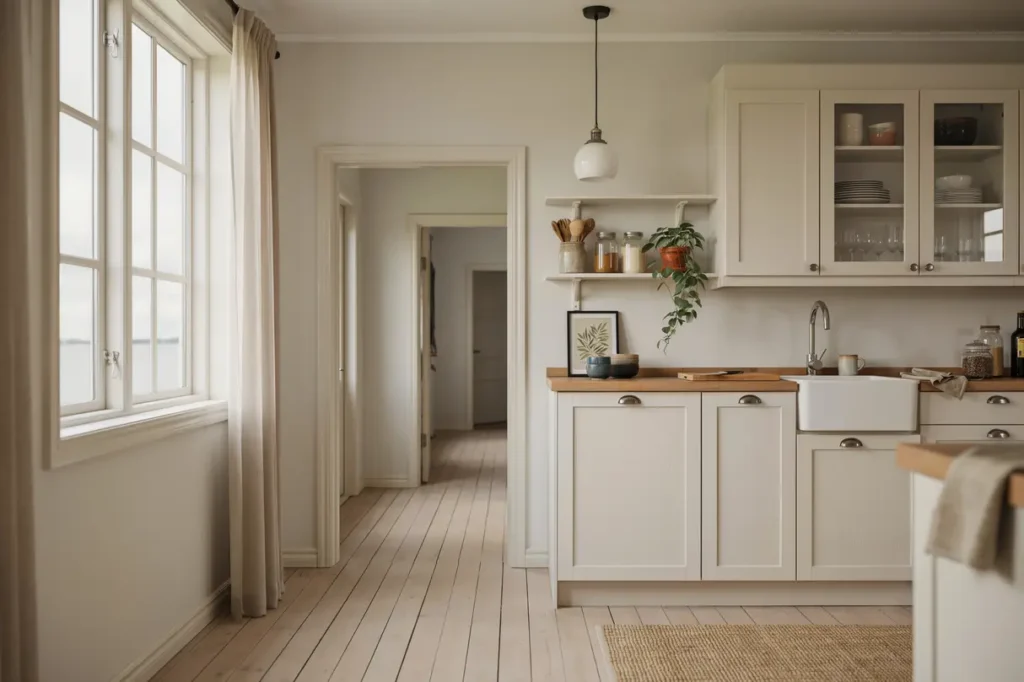 omm lning av k ksluckor och snickerier i villa i vendels