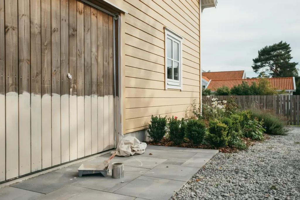 m la garageporten hemma r tt f rg underarbete och tips f r ett h llbart resultat